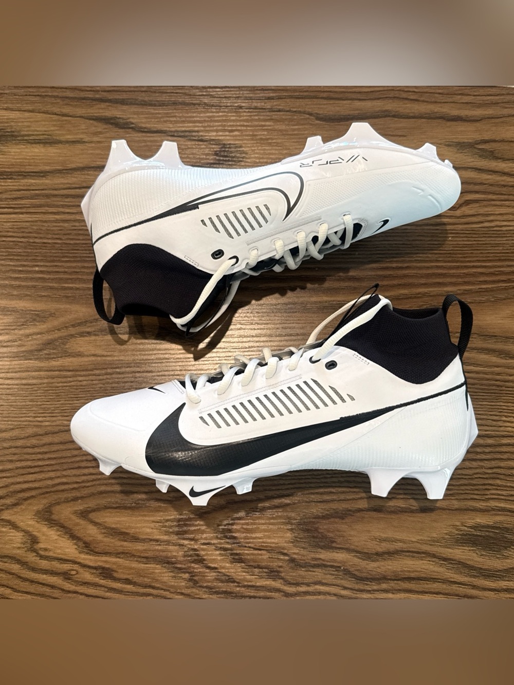 Size 11.5 Nike Vapor Edge Pro 360 2 TB P Football Cleats White Black FN7759-100
